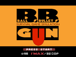 Ball Bullet Gun title screen for Super Famicom